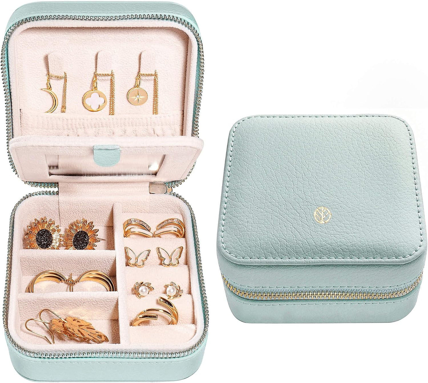 Caja organizadora joyas viaje para mujeres modernas