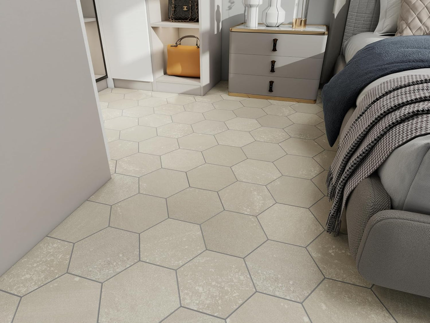 Azulejos hexagonales autoadhesivos para cocina baño sala