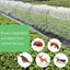 Kit 8 Redes Jardín 10x33pulg Malla Ultrafina para Cultivos
