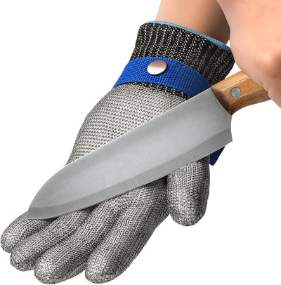 Guante acero inox grado alimenticio para cortar y shucking
