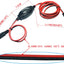 Adaptador SAE 12V con interruptor impermeable 6.6pies