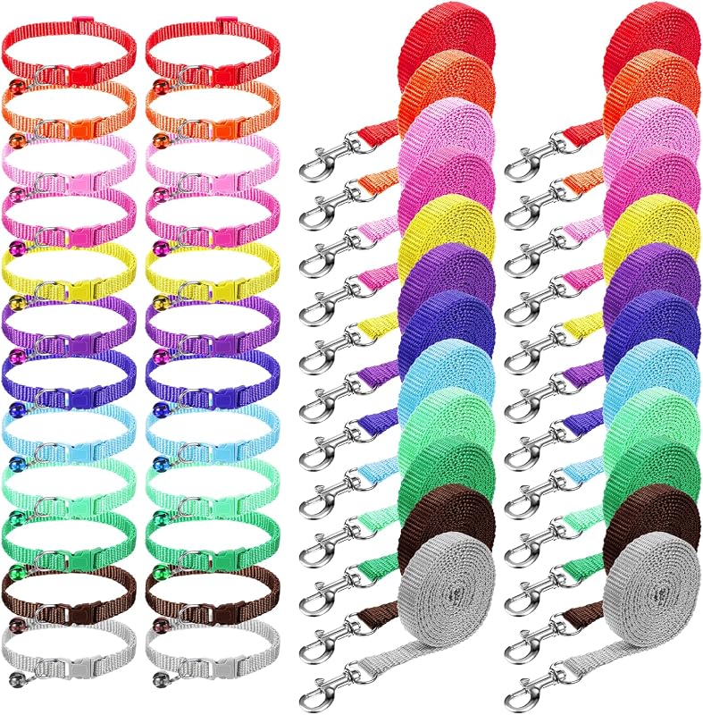 Set 48 collares perros medianos y pequeños ajustables
