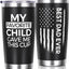 Vaso 20oz regalo padre hijo hija cumpleaños único