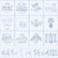 12 Pzas Servilletas Mexicas Bordado Reutilizables DIY