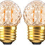 Bombillas LED ámbar forma piña 1W 2200K luz cálida