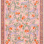 Alfombra lavable estampado animal 5x7 rosa boho antiderrap