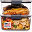 Contenedores alimento sin BPA 4.7tazas herméticos 2 pzas