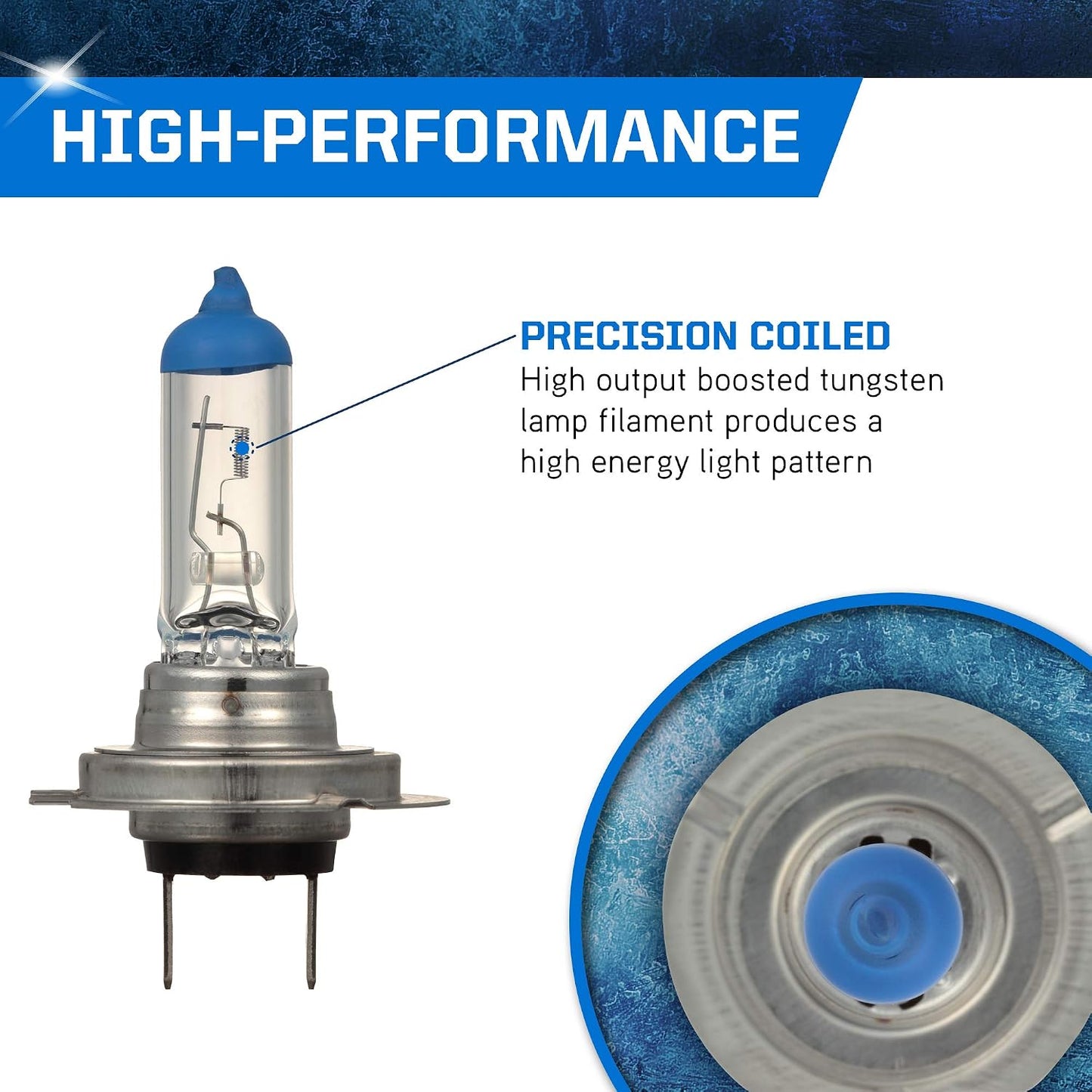 Faros delanteros H7 55W alto rendimiento pack 2