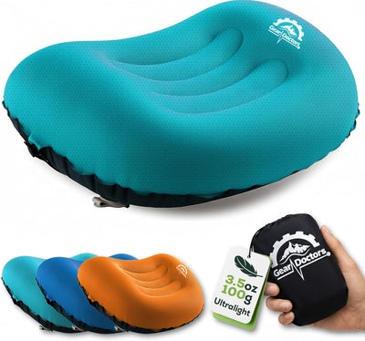 Almohada inflable compacta 3.5oz para campamento