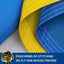 Bandera Ucrania 3x5ft doble cara resistente nailon 210D