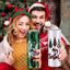 8 Vases Navidad Acero Inox Doble Aislamiento con Tapa Popote