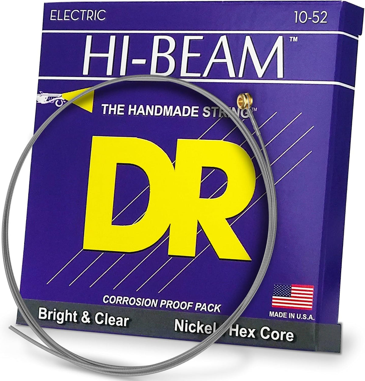 Cuerdas Guitarra Eléctrica Hi-Beam Hex Core 10-52