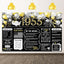 Cartel pared feliz 70 cumpleaños aniversario clase reunión
