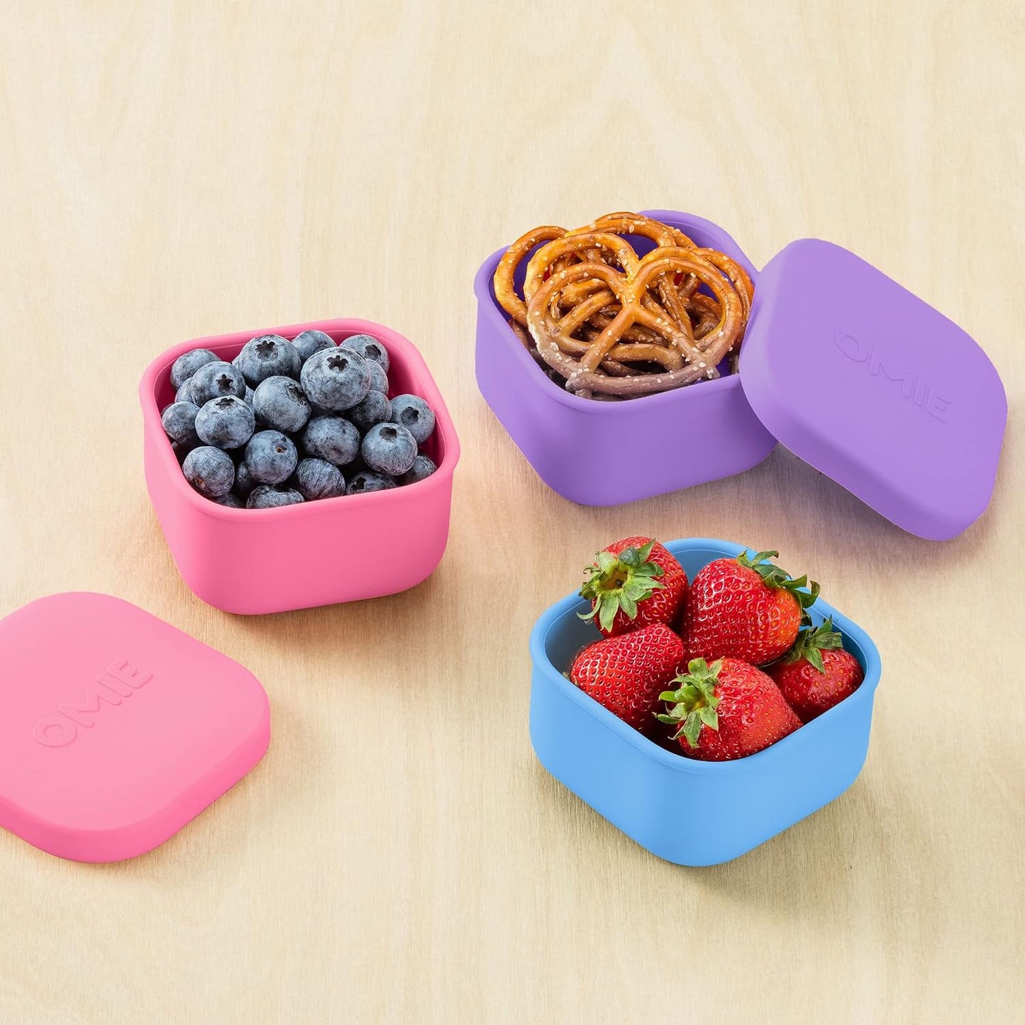 Contenedor Bento Silicona A prueba de fugas Hermético