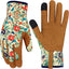 Guantes jardinería cuero mujer a prueba espinas tactil