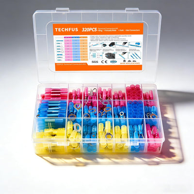 Kit 320 Conectores Termorretráctil Impermeables Automoción Marina