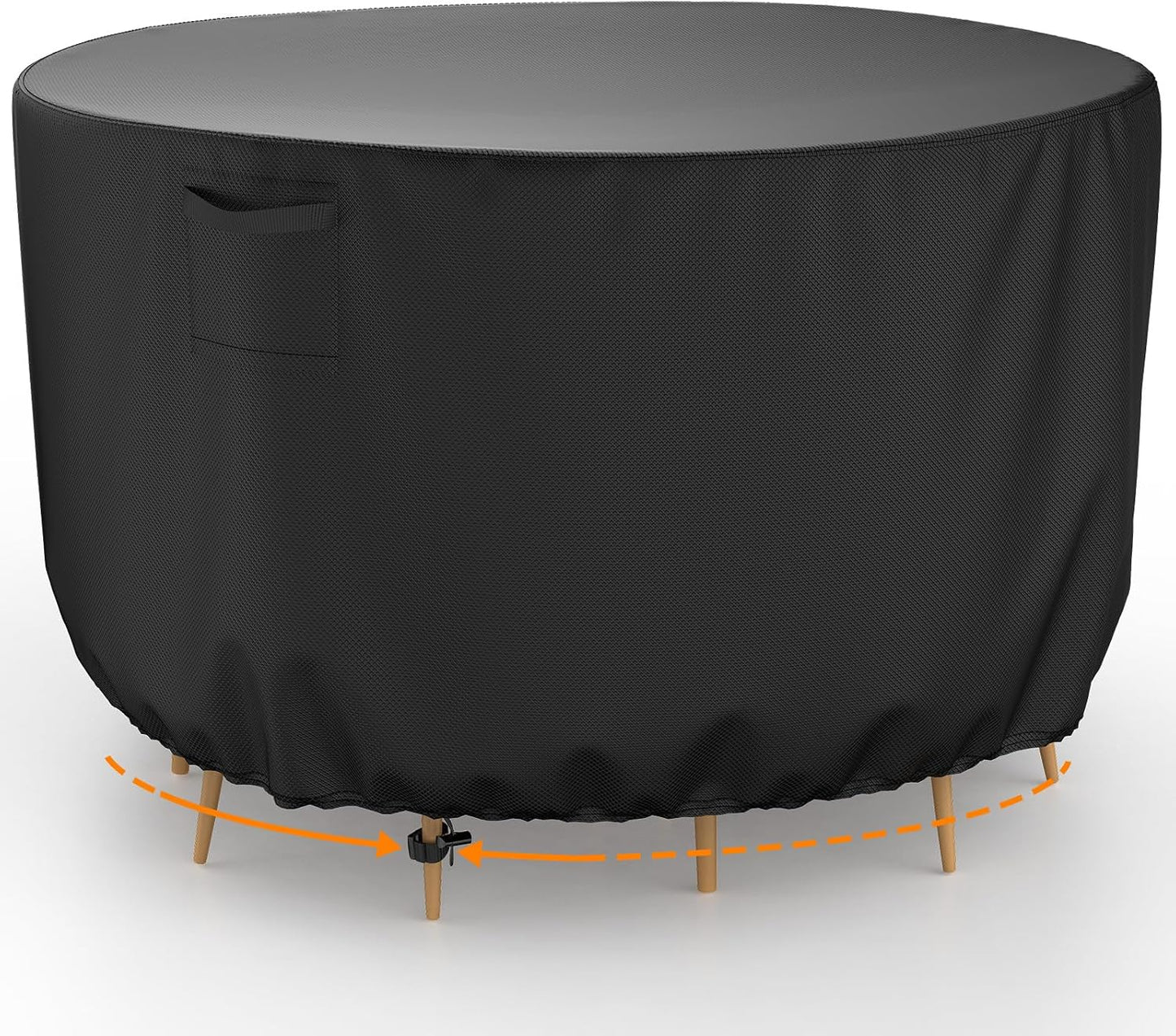 Funda redonda para muebles patio impermeable resistente