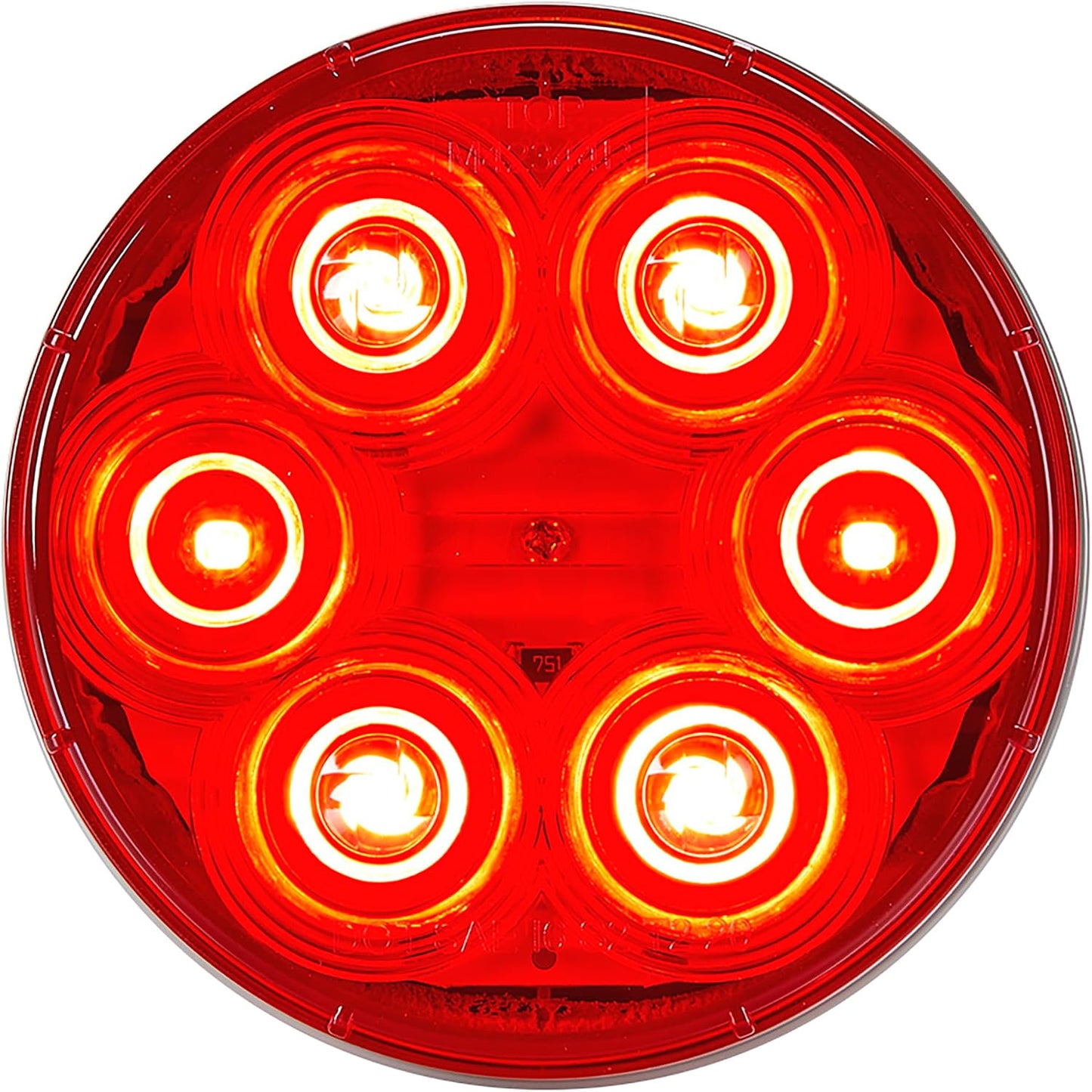 Luz parada trasera giro redonda 4" ajuste seco