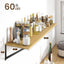 Estantes flotantes 36x8pulg set 2 soportes metal