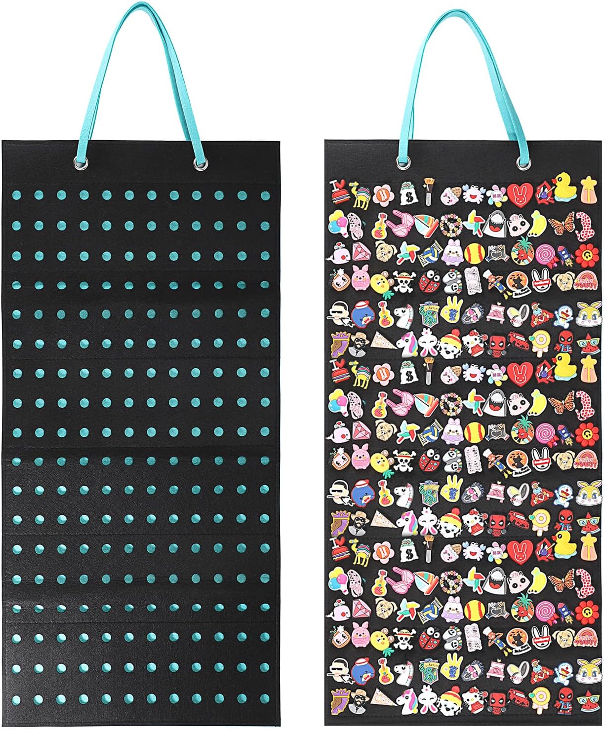 Organiz. dijes zapatos con 216 agujeros para pared