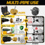Kit escariador PVC doble hoja 6 pzas 3/4-4"