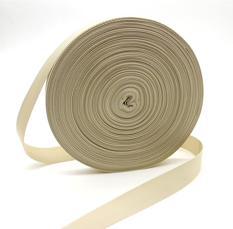 Correa nailon 1pulg blanca 50yardas para hamaca silla jardín