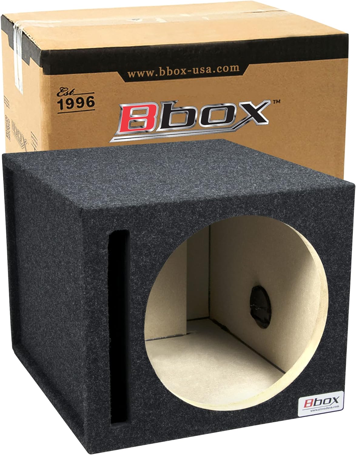 Caja subwoofer 12pulg ventilación simple para automóvil