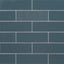 Azulejo cerámica brillante 4x12" baño cocina pared ducha