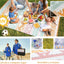 Alfombra exterior plástico 5x8ft reversible rosa/naranja