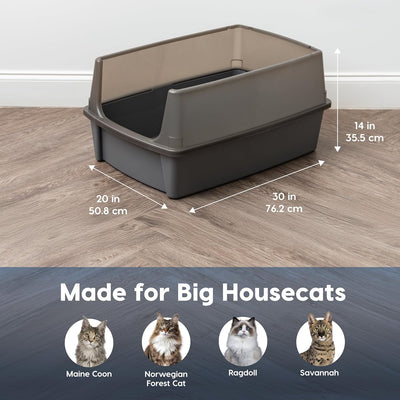 Caja arena XX-Large para gatos grandes y hogares