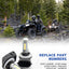 Luces delanteras 6000K blancas para Honda Polaris Kubota