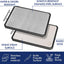 Tabla cortar acero inox 304 doble cara 16x11pulg