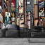 Mural Nueva York personajes animados para sala y dormitorio