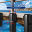 Parachoques muelle PVC 15.3pulg resistentes UV con S de