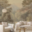 Papel pintado selva tropical mural dormitorio 159x107"