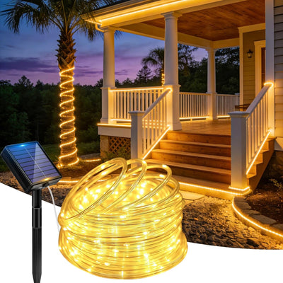 Luz solar para jardín 20ft 60 LED modo 8 IP65