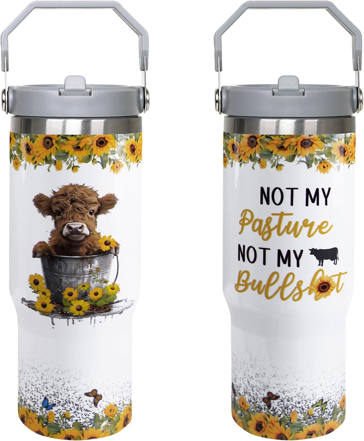 Vaso acero inox 30oz con pajilla reutiliz. taza café viaje