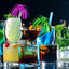 Set 100 Pzas Decoración Cóctel Palillos Platos Frutas