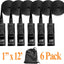 6 Correas amarre kayak 12" acolchadas hebilla leva