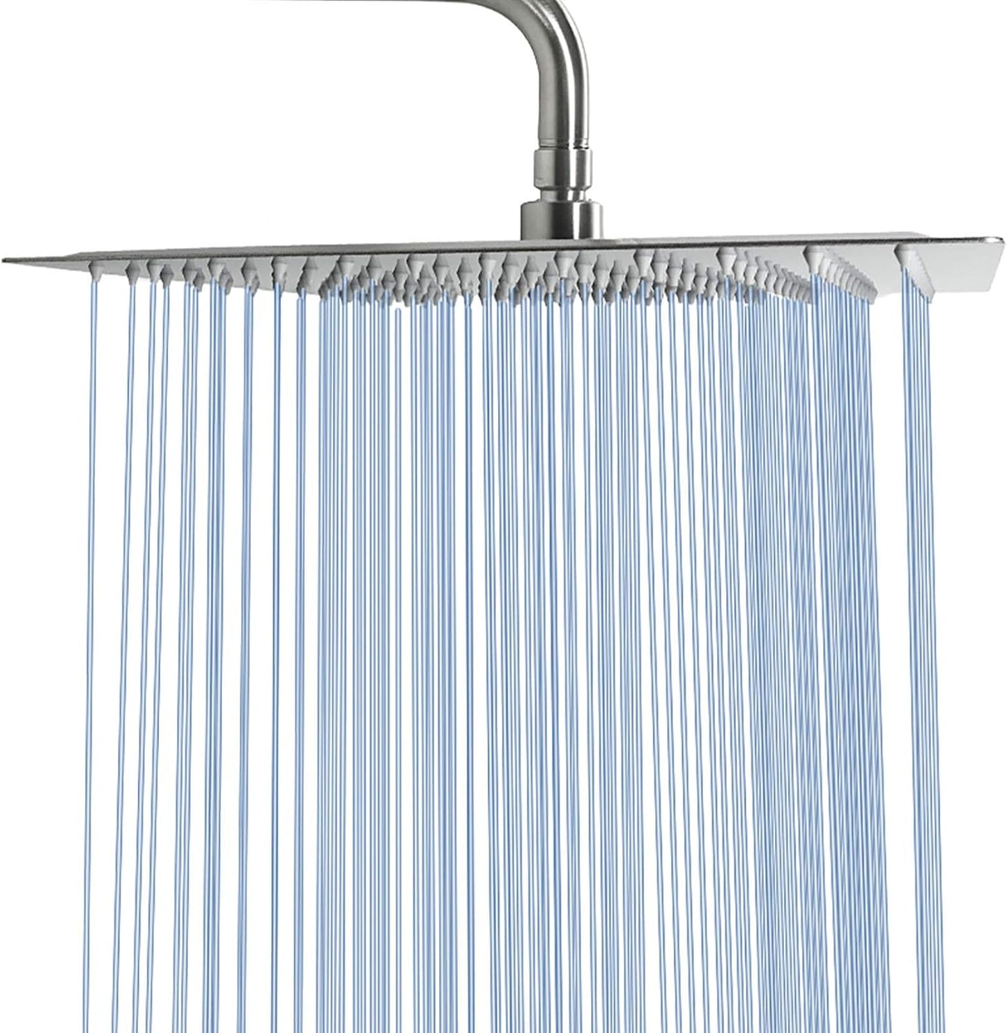 Cabezal ducha tipo lluvia acero inox 16pulg níquel