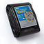 Lona negra polietileno 12x16ft resistente UV con ojales