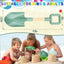 Pala arena madera 16" niños adultos jardinería 2 Uds