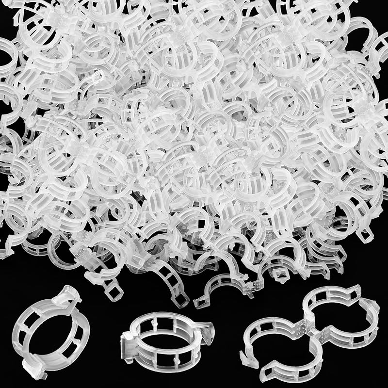 400 Clips Plástico Soporte Plantas Trepadoras Vid Uva