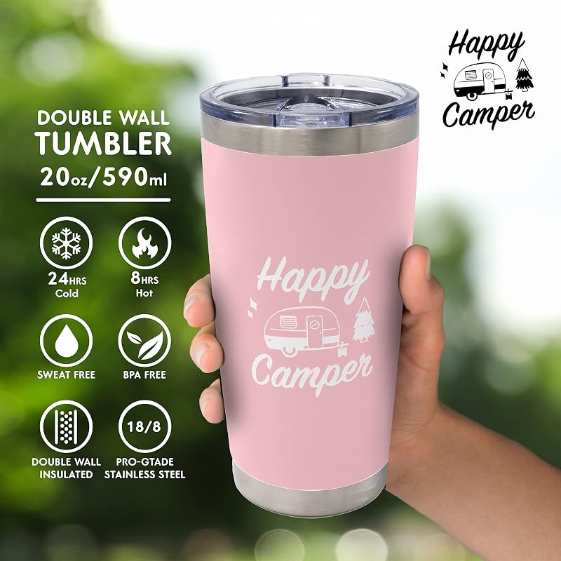 Vaso acero inox doble pared vacío tapa deslizante para bebidas
