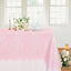 Mantel encaje rosa 60x120pulg 6pzas para boda vintage