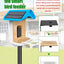 Poste para casa de pájaros metal 109pulg base 5 puntas