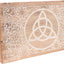 Caja joyería madera diseño celta Trinity 8x5