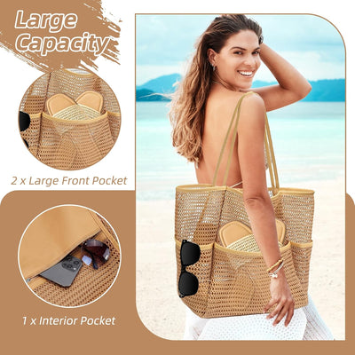 Bolsa playa plegable para mujer verano piscina