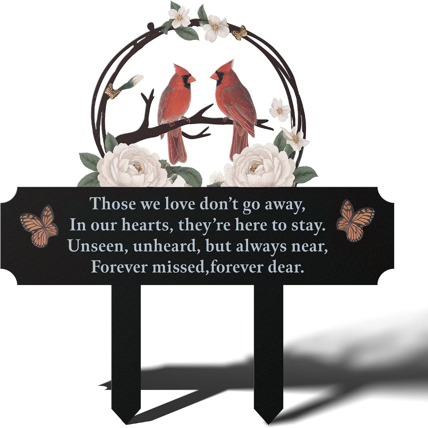 Estaca conmemorativa doble cara para cementerio