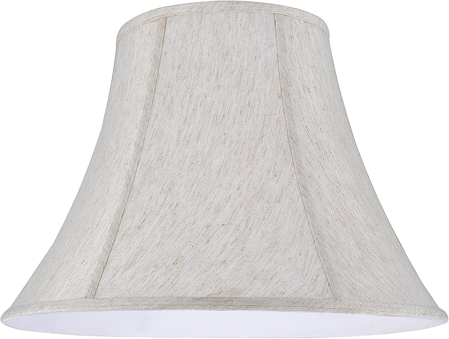 Pantalla lámpara construcción campana flaxen 9x18pulg